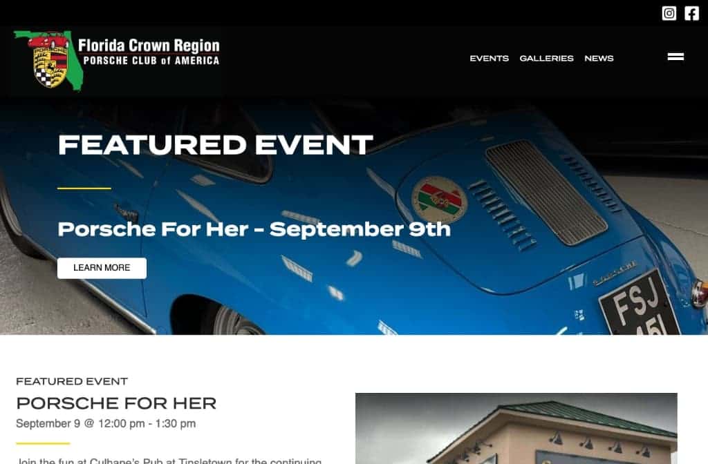 Florida Crown Region - Porsche Club of America